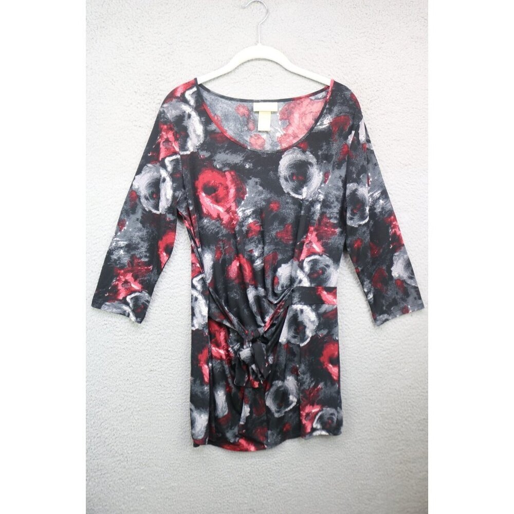 Miss Tina by Tina Knowles 3/4 Sleeve Stretchy Mini Dress-Size Large-Whimsigoth